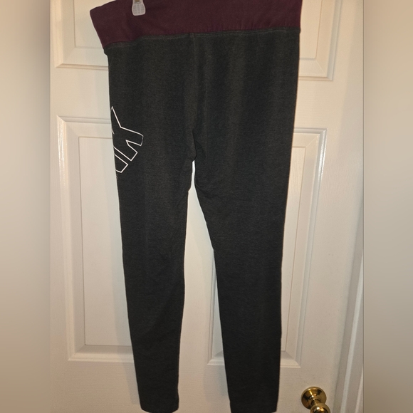 Pink Womens Leggings - Gray and Purple - Picture 2 of 3